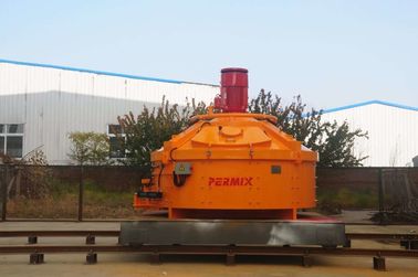 Short Mixing Time Electric Concrete Mixer Machine PMC500 Orange Color CE